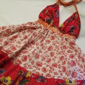 GIFTED Boutique Babydoll Halter Mini Dress Small